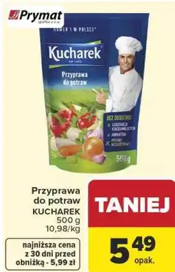Carrefour Przyprawa do potraw KUCHAREK oferta