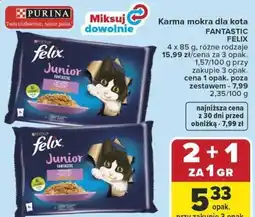 Carrefour Karma mokra dla kota FANTASTIC FELIX oferta