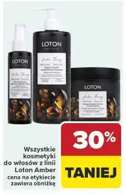 Carrefour Wszystkie kosmetyki do włosów z linii Loton Amber oferta