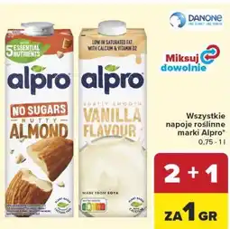 Carrefour Wszystkie napoje roślinne marki Alpro oferta