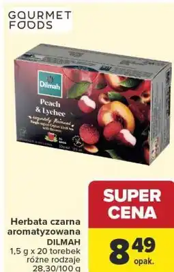 Carrefour Herbata czarna aromatyzowana DILMAH oferta