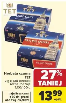 Carrefour Herbata czarna TET oferta