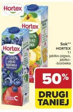 Carrefour Sok** HORTEX 1 l jabłko-pigwa, jabłko-borówka oferta