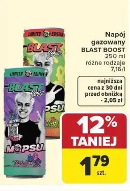 Carrefour Napój gazowany BLAST BOOST oferta