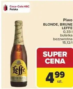 Carrefour Piwo BLONDE, BRUNE LEFFE oferta