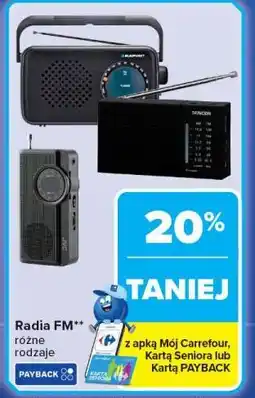 Carrefour Radia FM** różne rodzaje oferta