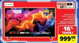 Carrefour Telewizor 50 KIANO ELEGANCE VIDAA OS oferta