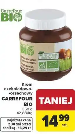 Carrefour Krem czekoladowo-orzechowy CARREFOUR BIO oferta
