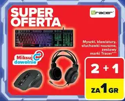 Carrefour Myszki, klawiatury, słuchawki nauszne, zestawy oferta