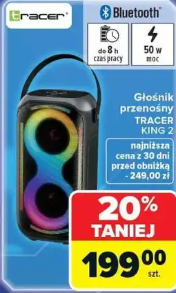 Carrefour Głośnik przenośny TRACER KING 2 oferta