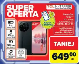 Carrefour Smartfon 6,67** TCL 60SE NXTPAPER oferta