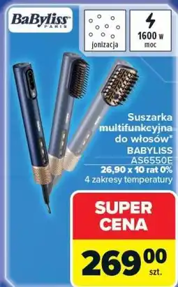 Carrefour Suszarka multifunkcyjna do włosów* BABYLISS AS6550E oferta