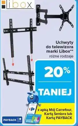 Carrefour Uchwyty do telewizora marki Libox oferta