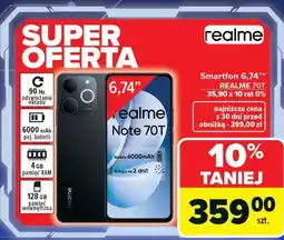 Carrefour Smartfon 6,74* REALME 70T oferta