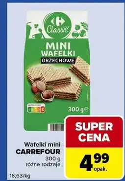 Carrefour Express Wafelki mini orzechowe różne rodzaje oferta