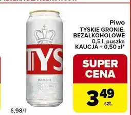 Carrefour Express Piwo górskie bezalkoholowe puszka kaucja + 0,50 zł oferta
