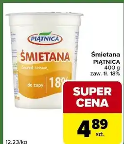 Carrefour Express Śmietana zaw. tł. 18% oferta