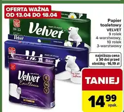 Carrefour Express Papier toaletowy 9 rolek 4-warstwowy, 10 rolek 3-warstwowy oferta