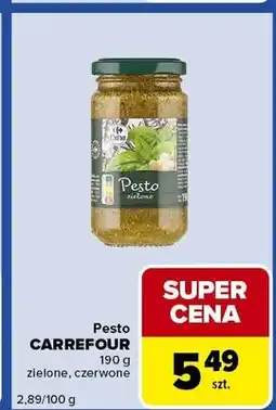 Carrefour Express Pesto zielone, czerwone oferta