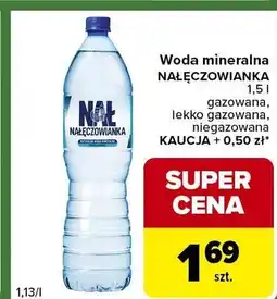 Carrefour Express Woda mineralna Nałęczowianka oferta
