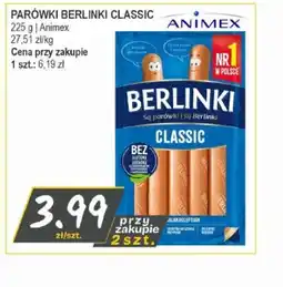 Słoneczko Animex Parówki Berlinki oferta