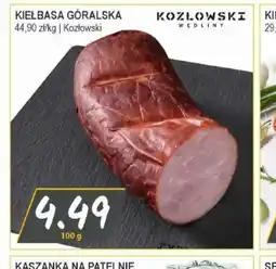 Słoneczko Kozłowski Kiełbasa Górska oferta
