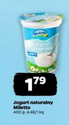 Netto Jogurt naturalny Miletto oferta