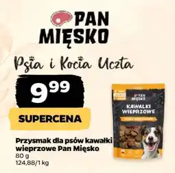 Netto Przysmak dla psów kawałki wieprzowe Pan Mięsko oferta