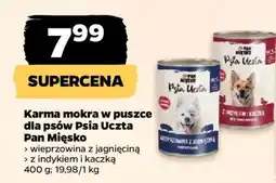 Netto Karma mokra w puszce dla psów Psia Uczta Pan Mięsko oferta
