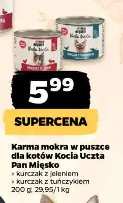 Netto Karma mokra w puszce dla kotów Kocia Uczta Pan Mięsko oferta