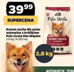 Netto Karma sucha dla psów wołowina z królikiem Psia Uczta Pan Mięsko oferta