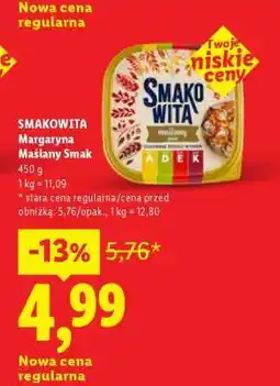 Lidl SMAKOWITA Margarine Maślany Smak oferta
