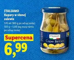 Lidl ITALIAMO Kapary w słonej zalewie oferta