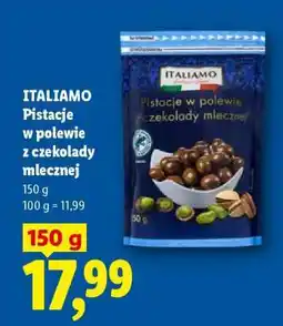 Lidl ITALIAMO Pistacje w polewie z czekolady mlecznej oferta