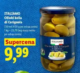 Lidl ITALIAMO Oliwki Bella di Cerignola oferta