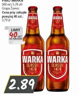 Słoneczko Piwo Warka oferta
