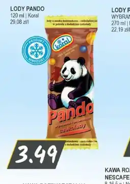 Słoneczko Lody Pando Koral oferta