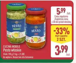 ALDI Cucina Nobile Pesto włoskie oferta