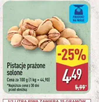 Pistacje prażone solone