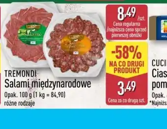 ALDI Tremondi Salami międzynarodowe oferta