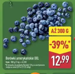 ALDI Borówki amerykańskie XXL oferta