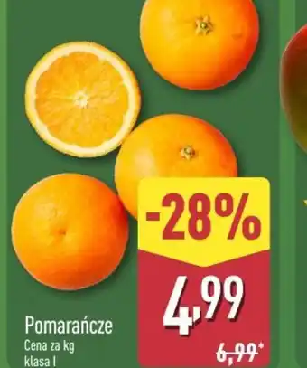 ALDI Pomarańcze oferta