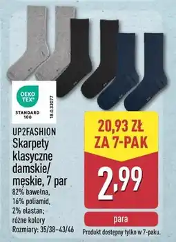ALDI Skarpety klasyczne damskie/męskie oferta