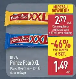 ALDI Baton Prince Polo XXL różne rodzaje oferta