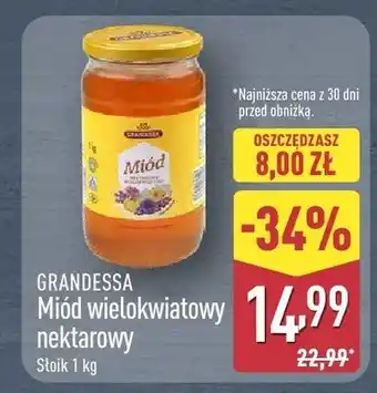 ALDI Miód wielokwiatowy nektarowy oferta