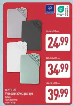 ALDI Prześcieradło z jersey 180-200 x 220 cm oferta