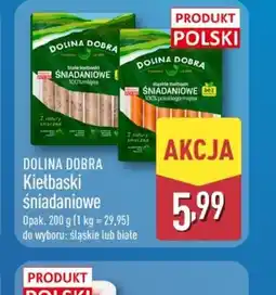 ALDI Dolina Dobra Kiełbaski śniadaniowe oferta