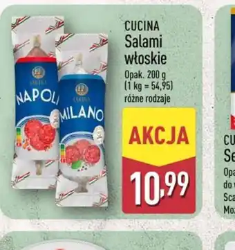 ALDI CUCINA Salami włoskie oferta