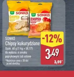 ALDI Sonko Chipsy kukurydziane oferta