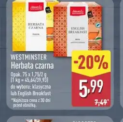 ALDI Westminster Herbata czarna oferta